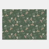 Celtic IRISH Blätter und knot-grün braun beige (Vorderseite 2)