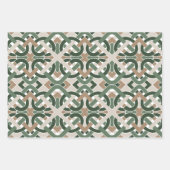 Celtic IRISH Blätter und knot-grün braun beige (Vorderseite 3)