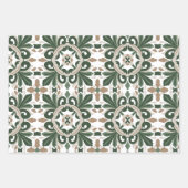 Celtic IRISH Blume, grün, braun Geschenkpapier Set (Vorderseite 3)