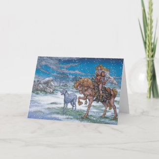 Celtic Irish Christmas Card Finnchoem Feiertagskarte