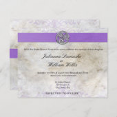 Celtic Irish Gaelic Triskelion Wedite Einladung (Vorne/Hinten)