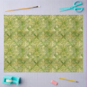 Celtic Irish Green and Gold Verziert Patches 4 Seidenpapier (Basteln)