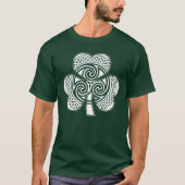 Celtic Irish Kleeblatt Lucky Design Irland Eire T-Shirt (Vorderseite)