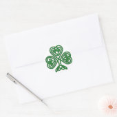 Celtic Irish Kleeblatt St. Patrick's Day Aufkleber (Umschlag)