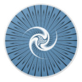 Celtic Irish Scottish Triskelion Pagan Mandala Keramikknauf (Vorderseite)