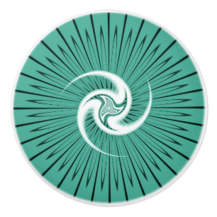 Celtic Irish Scottish Triskelion Pagan Mandala Keramikknauf