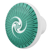 Celtic Irish Scottish Triskelion Pagan Mandala Keramikknauf (Rechts)