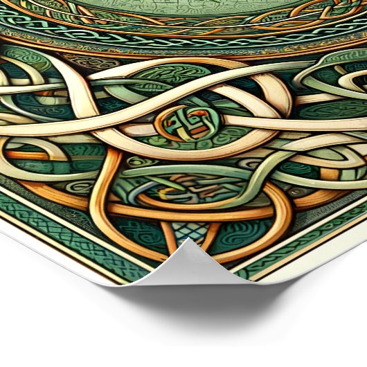 Celtic Irish Sessing Custom Poster (Ecke)