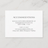 Celtic Irish Swan Liebe Knot Wedding Unterkünfte Begleitkarte (Vorderseite)