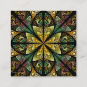 Celtic Journey abstrakt Quadratische Visitenkarte (Vorderseite)