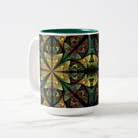 Celtic Journey Zweifarbige Tasse (Vorderseite Links)
