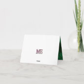 Celtic Kariert Dankes Karten (Rückseite)