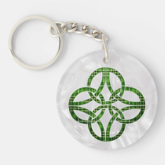 Celtic Kariert Knot Schlüsselanhänger (Vorderseite)