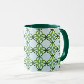 Celtic Kariert Knot Tasse (VorderseiteRechts)