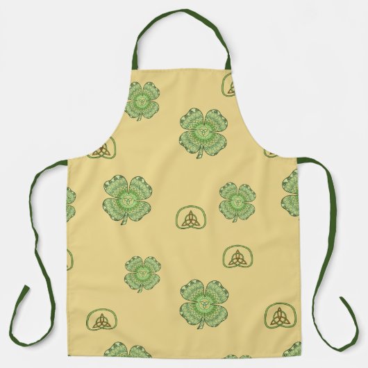 Celtic Kleeblatt All-over Print-Schürze Schürze (Vorderseite)