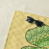 Celtic Kleeblatt Beach Handtuch (Beispiel)