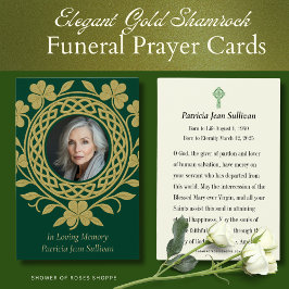 Celtic Kleeblatt Beerdigung Irish Gebet