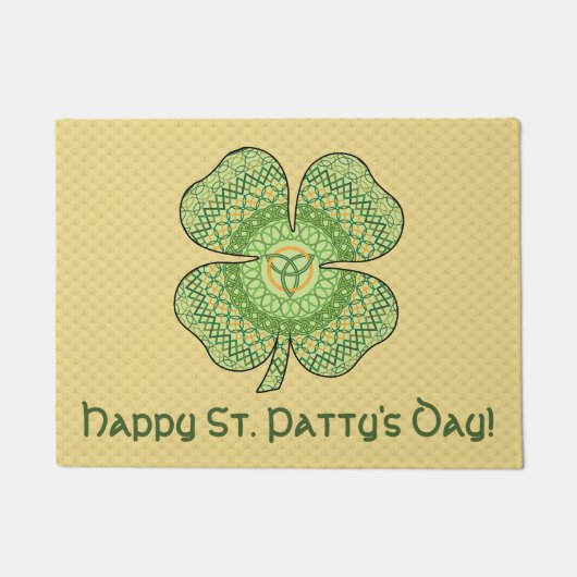 Celtic Kleeblatt Doormat Fußmatte (Vorderseite)