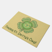 Celtic Kleeblatt Doormat Fußmatte (Schrägansicht)