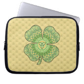 Celtic Kleeblatt Laptop Case (Vorderseite)
