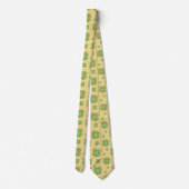 Celtic Kleeblatt Men's Neck Tie Krawatte (Rückseite)