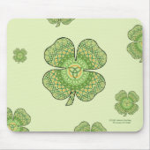 Celtic Kleeblatt Mousepad (Vorne)