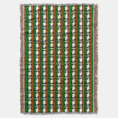 Celtic Kleeblatt Pattern Decke (Vorderseite Vertikal)