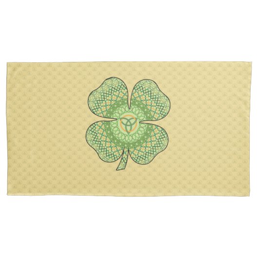 Celtic Kleeblatt Pillowcase Kissenbezug (Vorderseite)