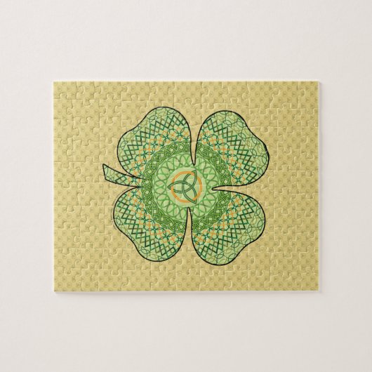 Celtic Kleeblatt Puzzle (Horizontal)