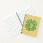 Celtic Kleeblatt Spiral Notebook Notizbuch (Innenseite)