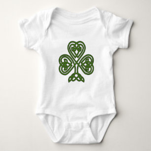 Celtic Kleeblatt - St Patricks Day Baby Strampler