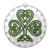 Celtic Kleeblatt - St Patricks Day Dartscheibe (vorne)