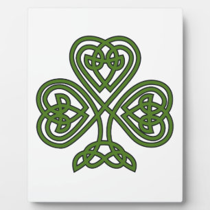 Celtic Kleeblatt - St Patricks Day Fotoplatte