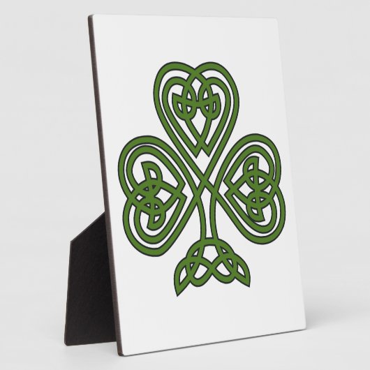 Celtic Kleeblatt - St Patricks Day Fotoplatte (Seite)