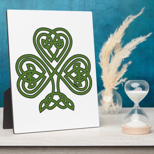 Celtic Kleeblatt - St Patricks Day Fotoplatte (Seite)