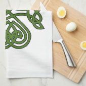 Celtic Kleeblatt - St Patricks Day Geschirrtuch (Viertel Falte)