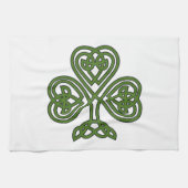 Celtic Kleeblatt - St Patricks Day Geschirrtuch (Horizontal)