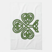 Celtic Kleeblatt - St Patricks Day Geschirrtuch (Vertikal)