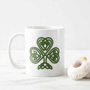 Celtic Kleeblatt - St Patricks Day Kaffeetasse