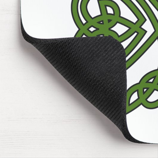 Celtic Kleeblatt - St Patricks Day Mousepad (Ecke)