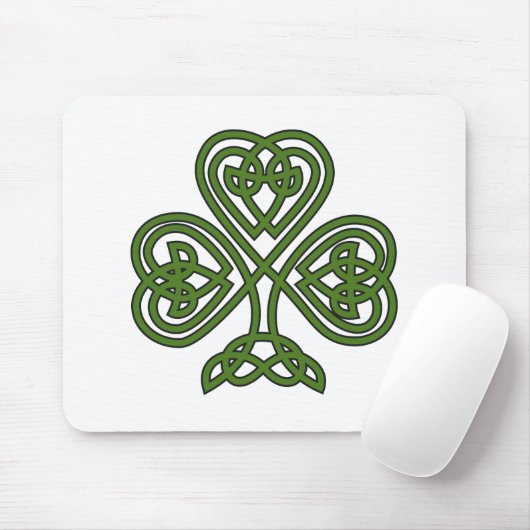 Celtic Kleeblatt - St Patricks Day Mousepad (Mit Mouse)