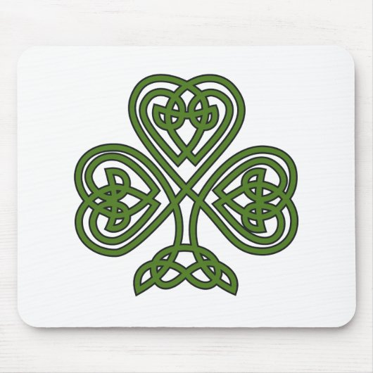 Celtic Kleeblatt - St Patricks Day Mousepad (Vorne)