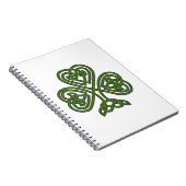 Celtic Kleeblatt - St Patricks Day Notizblock (Rechte Seite)