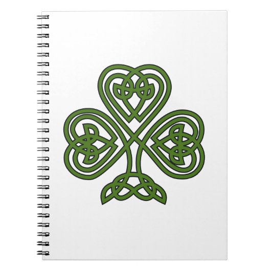 Celtic Kleeblatt - St Patricks Day Notizblock (Vorderseite)