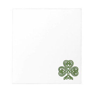 Celtic Kleeblatt - St Patricks Day Notizblock