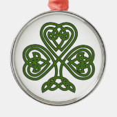 Celtic Kleeblatt - St Patricks Day Ornament Aus Metall (Vorne)