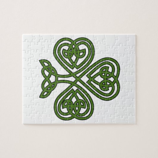 Celtic Kleeblatt - St Patricks Day Puzzle (Horizontal)