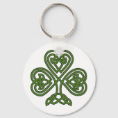 Celtic Kleeblatt - St Patricks Day Schlüsselanhänger (Vorderseite)
