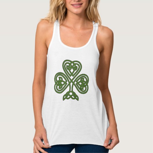 Celtic Kleeblatt - St Patricks Day Tank Top (Vorderseite)