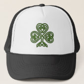 Celtic Kleeblatt - St Patricks Day Truckerkappe (Vorderseite)